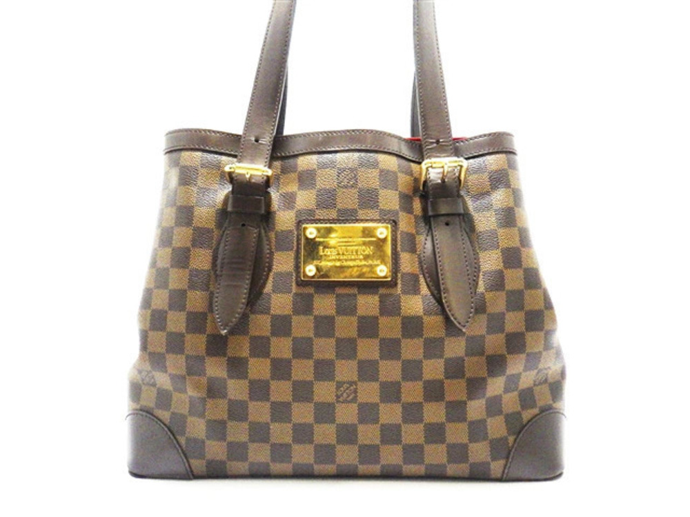 Louis Vuitton Hampstead Damier Tote Bag Brown